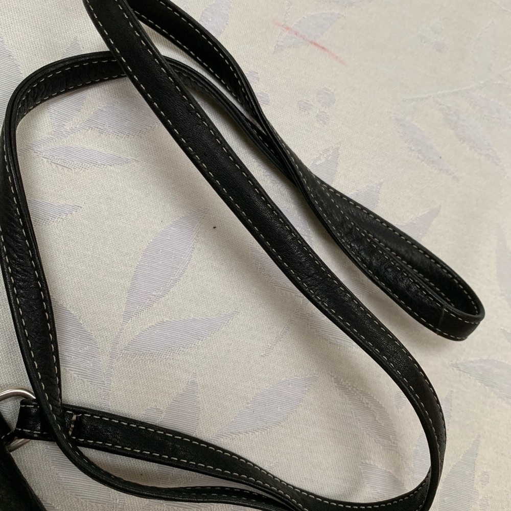 Fossil black leather crossbody - Picture 8 of 8